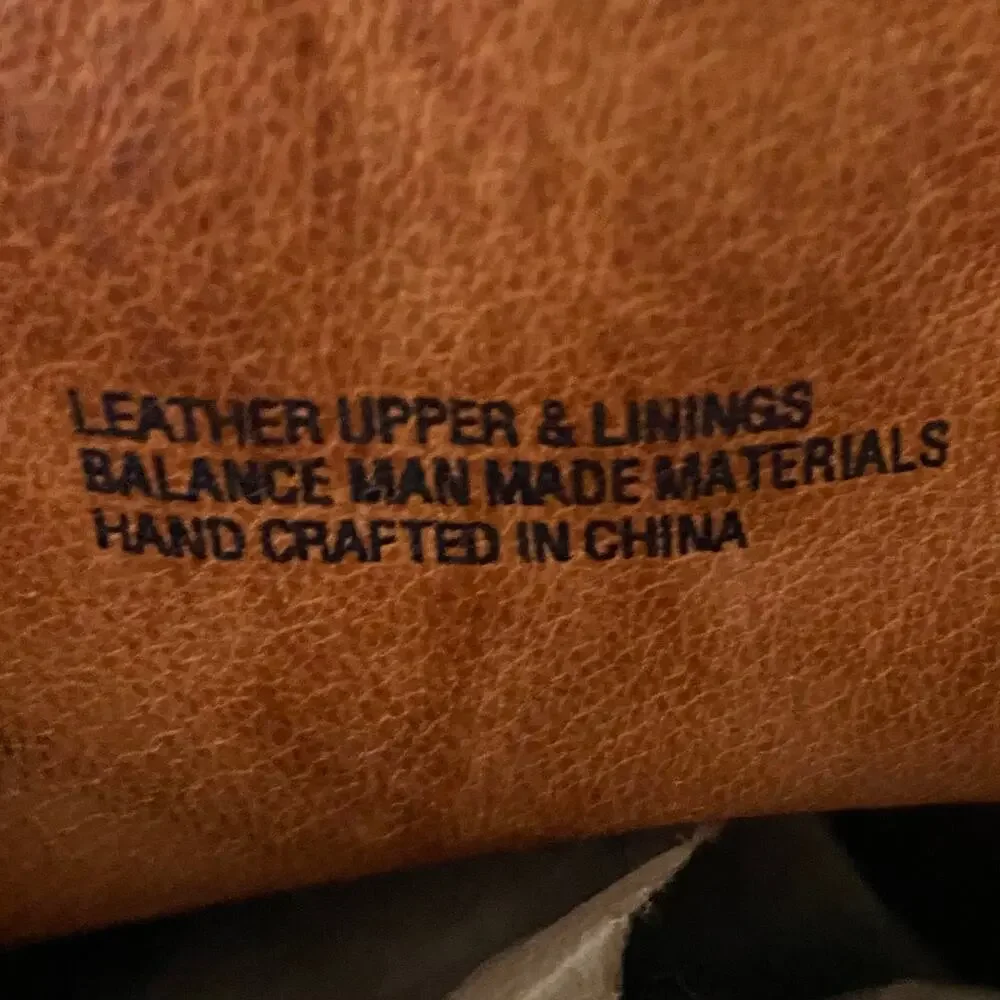 BORN Leather Boots Women's High-Calf Fashion Heel Blk Sz 7 Grunge Goth Witchy - Picture 11 of 11